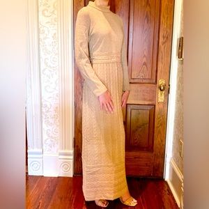 Vintage 1960’s Gold Renesse Evening Gown